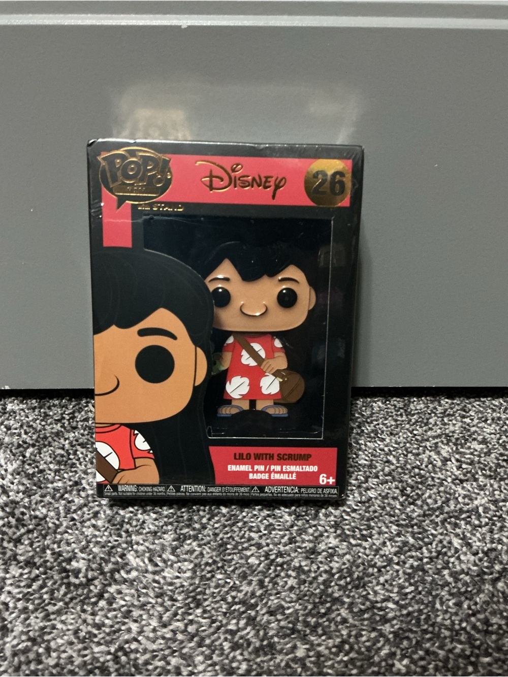 Funko Pop Disney Lilo with Scrump - Red and White Dress